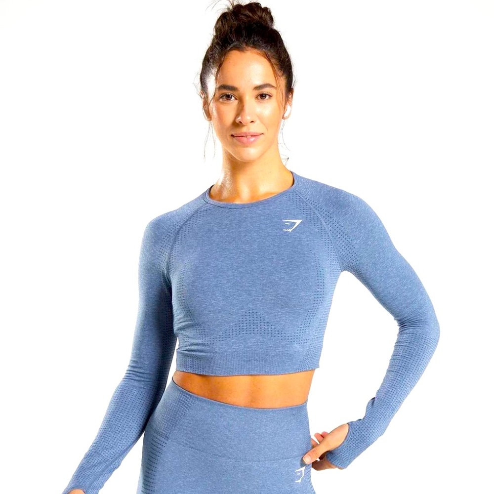 Gymshark Seamless Crop Top and leggings bundle